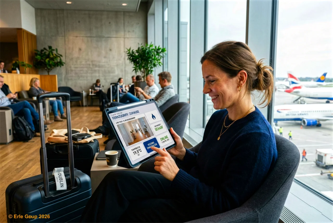 Fernzugriff auf das Smart-Home-System über eine sichere App-Verbindung